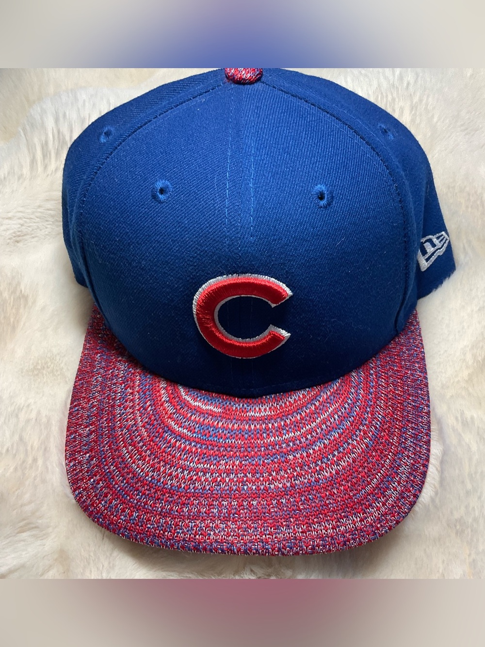 Chicago Cubs Baseball Cap, w/ Chinelle gradient A-frame 9FIFTY SnapBack, EUC!
